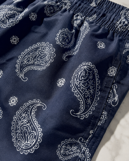 Mosaic Paisley Swim Shorts