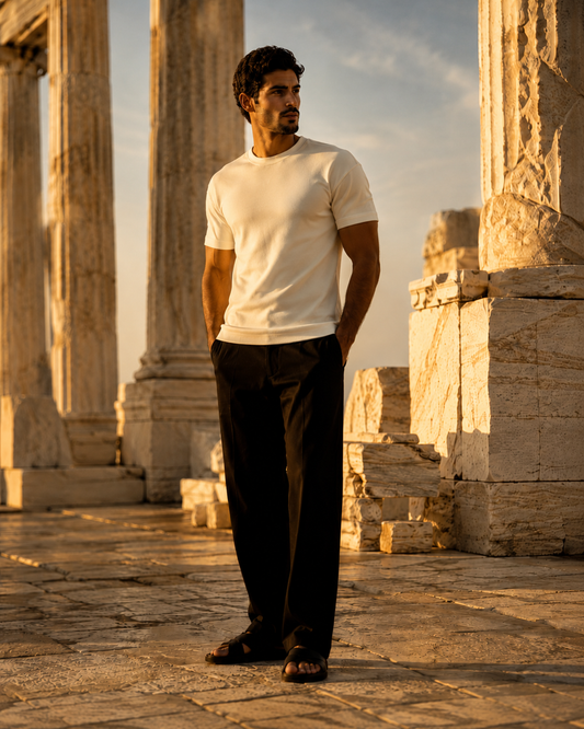 Santorini Off-White Heavyweight Tee