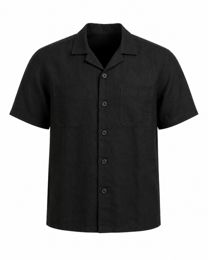 Black Harbor Linen Shirt