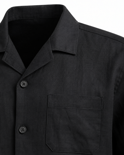 Black Harbor Linen Shirt