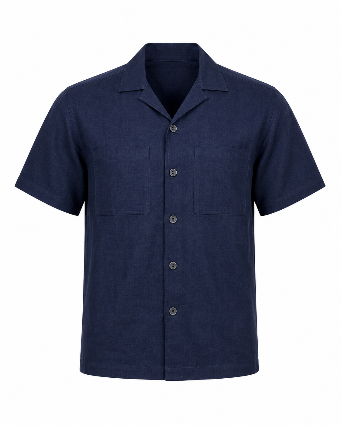 Aegean Navy Linen Shirt