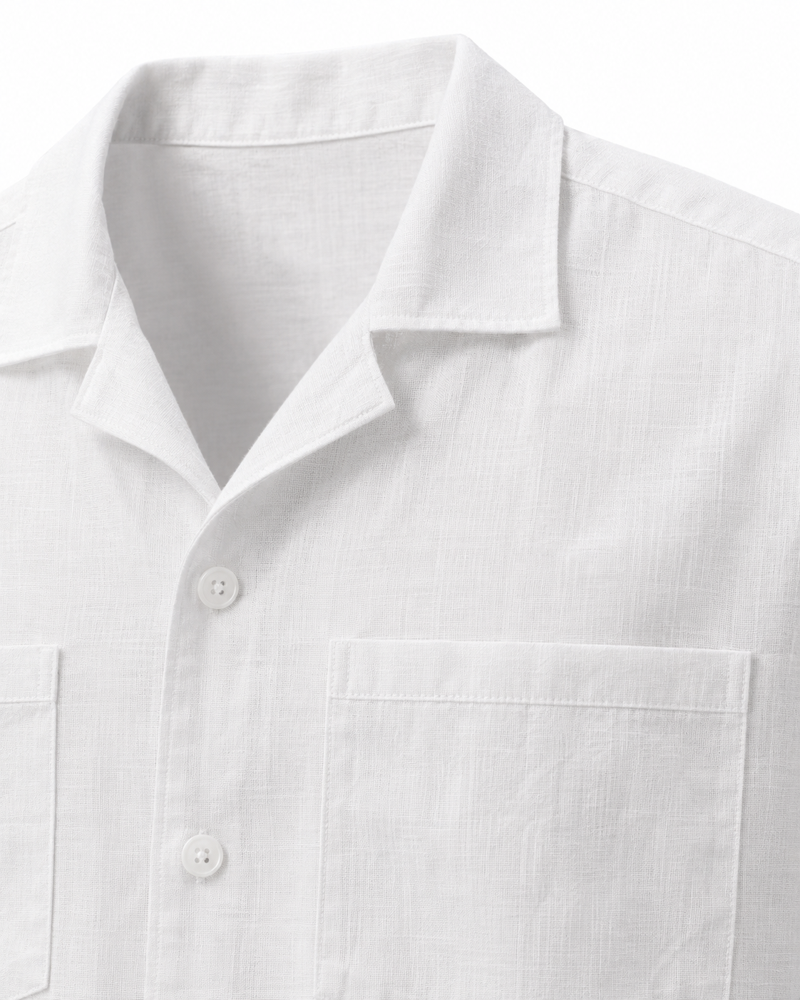 Cyclades White Linen Shirt