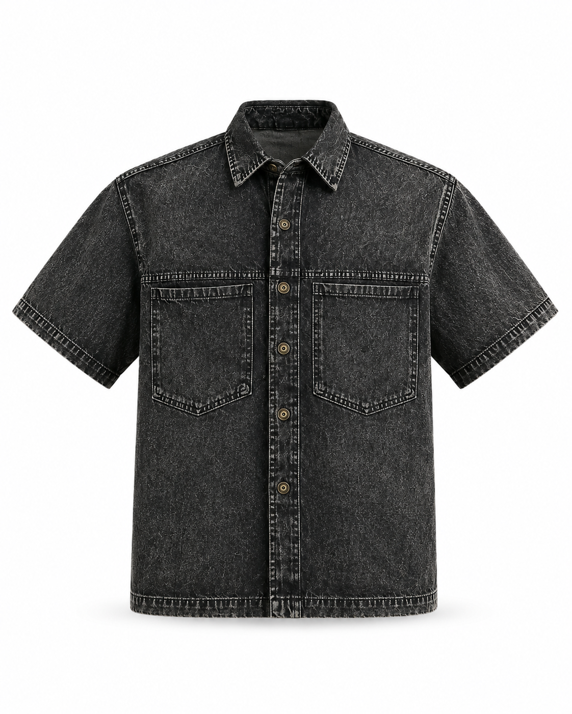 Stone Harbor Charcoal Denim Shirt