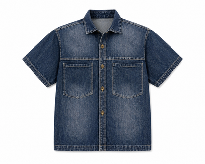 Aegean Indigo Denim Shirt
