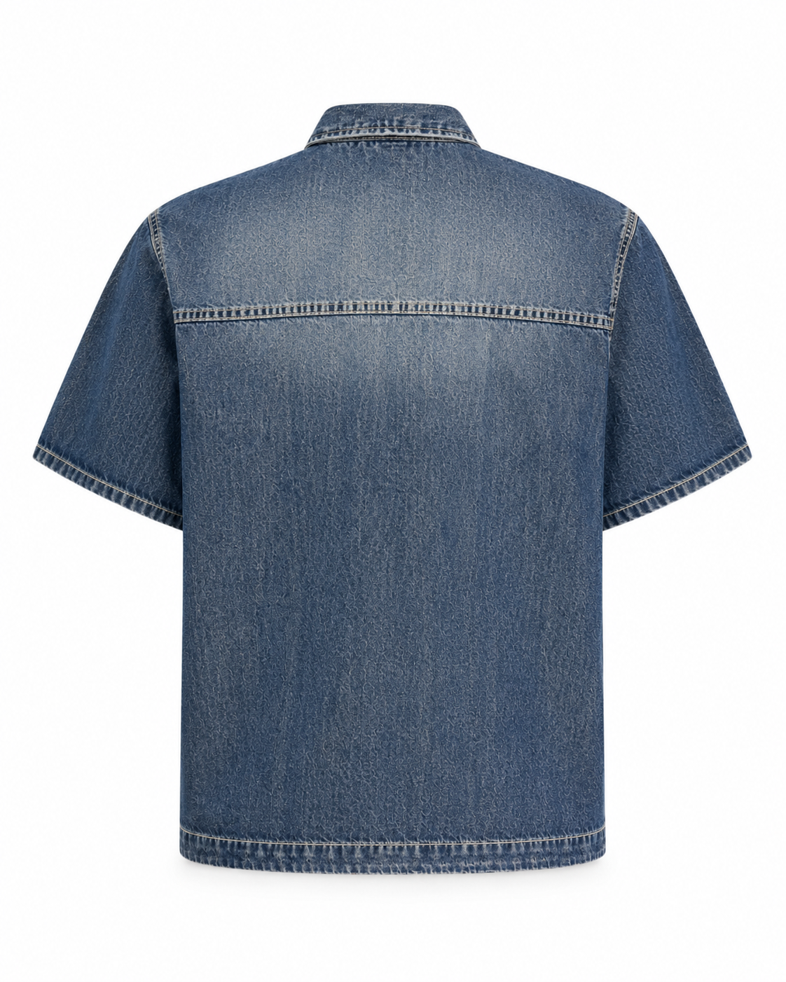 Paros Light-Wash Denim Shirt