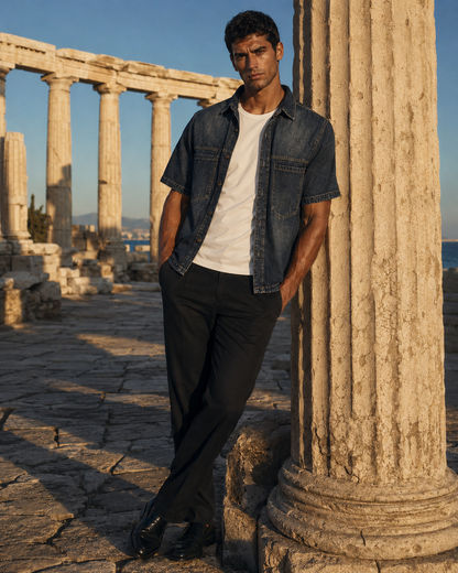 Aegean Indigo Denim Shirt