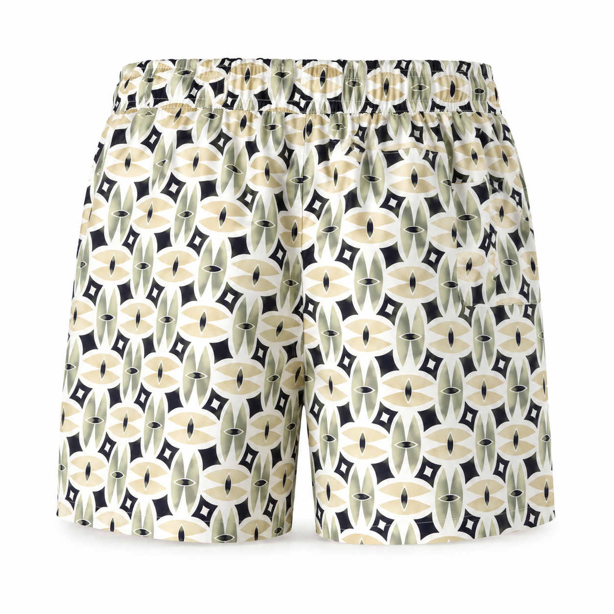 Cycladic Geometric Swim Shorts